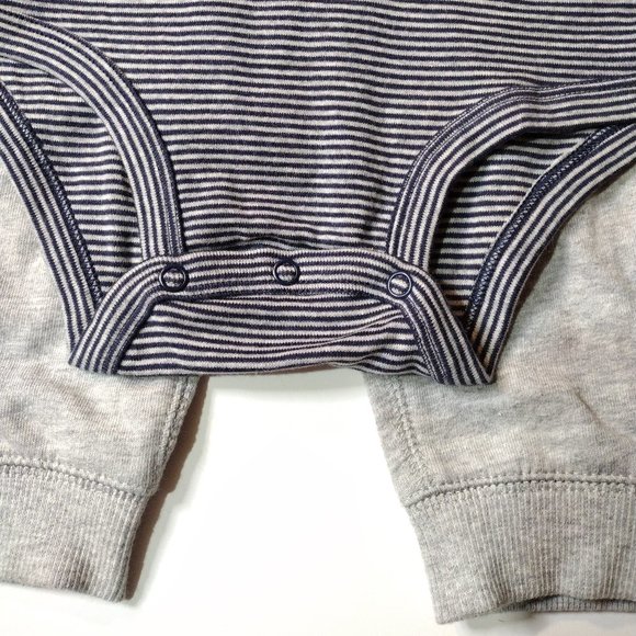 Carter's Baby boy 3-piece set, size 24 months, Blue, white and grey teddy bear - Picture 4 of 9